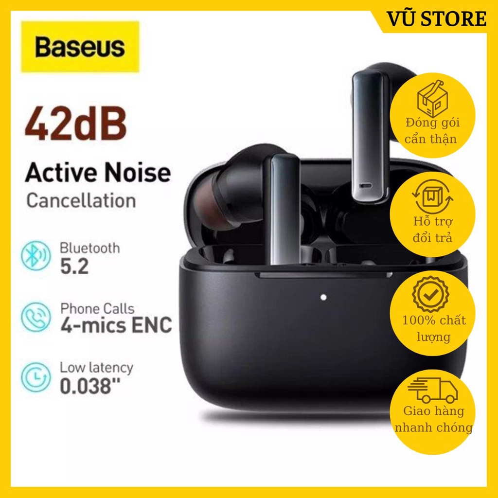 Tai Nghe Bluetooth chống ồn không dây Baseus Bowie M2 True Wireless