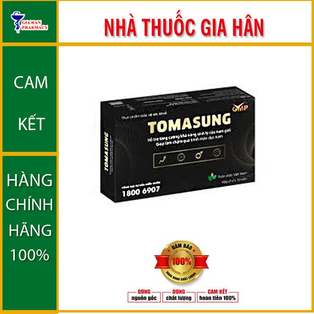  Tomasung - Bổ Thận Tráng Dương Hỗ Trợ Tăng Cường Sinh Lý Nam Giới - Hộp 20 Viên