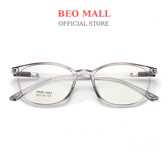 Gọng kính tròn BEOMALL thiết kế tròn bầu sang trọng cho giới trẻ năng động thời thượng chống bụi tốt 8084