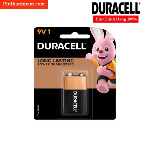 Pin 9V Duracell MN1604 vỉ 1 viên chính hãng