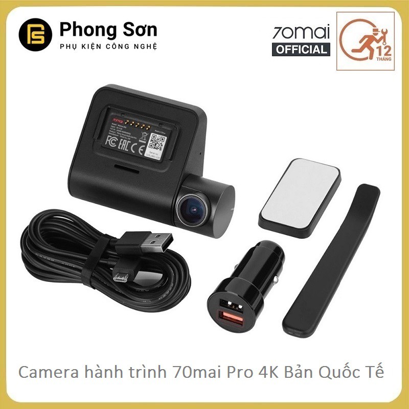Camera Hành Trình Xiaomi 70mai Dash Camera Pro - BẢN QUỐC TẾ (100% tiếng anh )