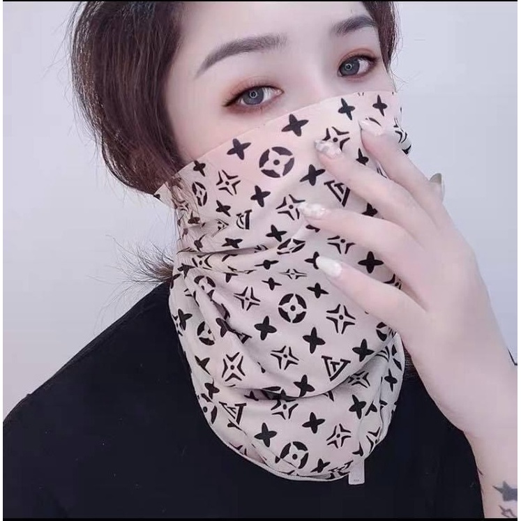 HG0269 khăn quàng cổ/khăn chùm đầu nữ thun co giãn thu đông hàng nhập