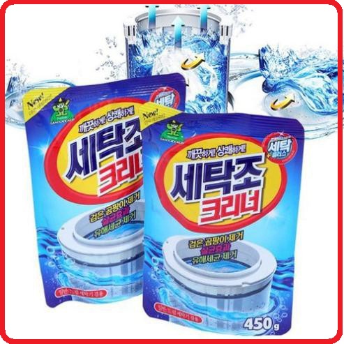 Bột Tẩy Vệ Sinh Lồng Máy Giặt SANDOKKAEBI Hàn Quốc 450Gr