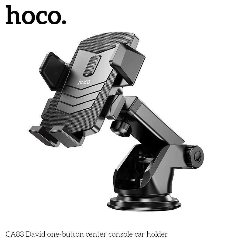 Giá đỡ điện thoại trên ôtô Hoco CA83, kẹp giữ trên Táp lô, bảng điều khiển hoặc kính