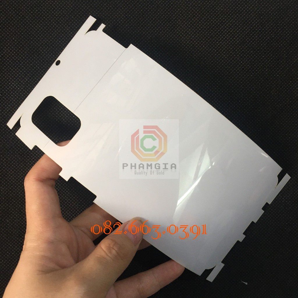Dán PPF Samsung M51 bóng, nhám-màn hình, mặt lưng, mặt lưng full viền