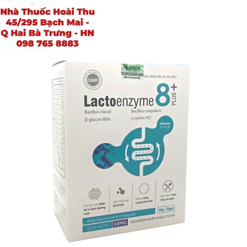 Lactoenzyme 8 Plus + Bổ sung lợi khuẩn,giảm rối loạn tiêu hóa,giúp trẻ ăn ngon