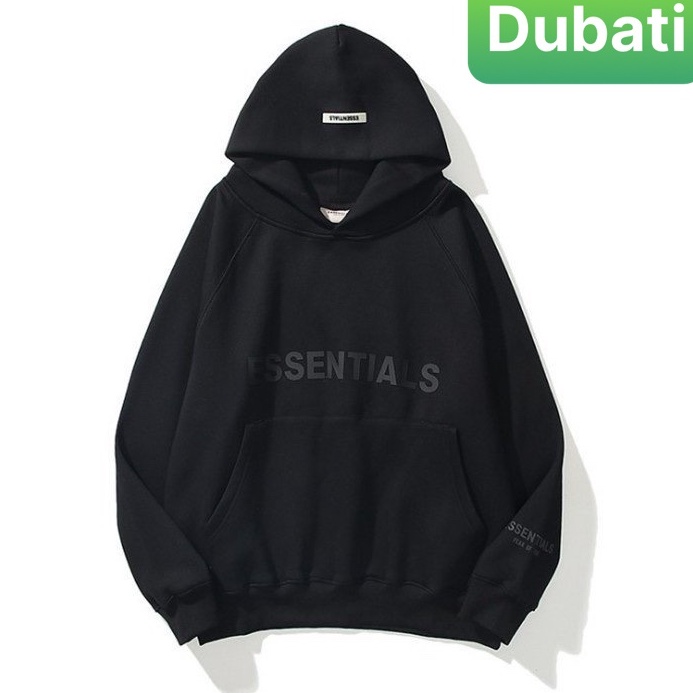 Áo Khóa Nỉ In Chữ Essentials Siêu Hot, Áo Khoác Hoodie Nam Nữ Sành Điệu- DUBATI FASHION