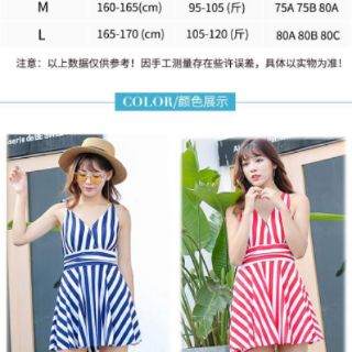 Bikini kẻ dáng xòe Quảng Châu