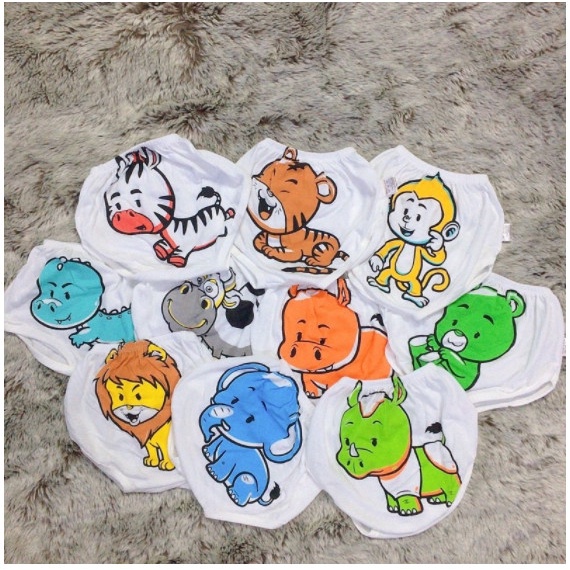 Combo 10 quần chip mông thú cho bé
