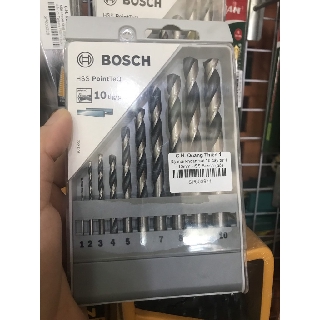 Bộ mũi khoan sắt từ 1-10mm HSS Bosch