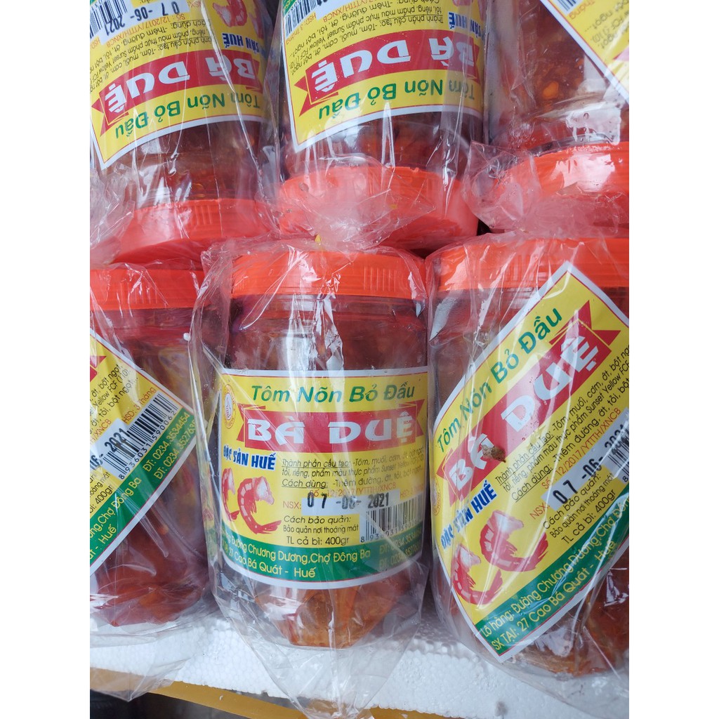 Tôm chua bà duệ loại đặc biệt  400fg