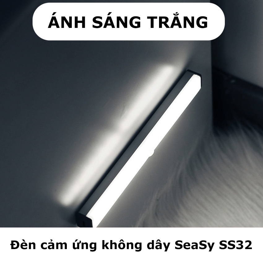 Đèn cảm ứng không dây, cảm biến chuyển động SeaSy SS32 ánh sáng bảo vệ mắt tốt hơn, tự động bật tắt thông minh