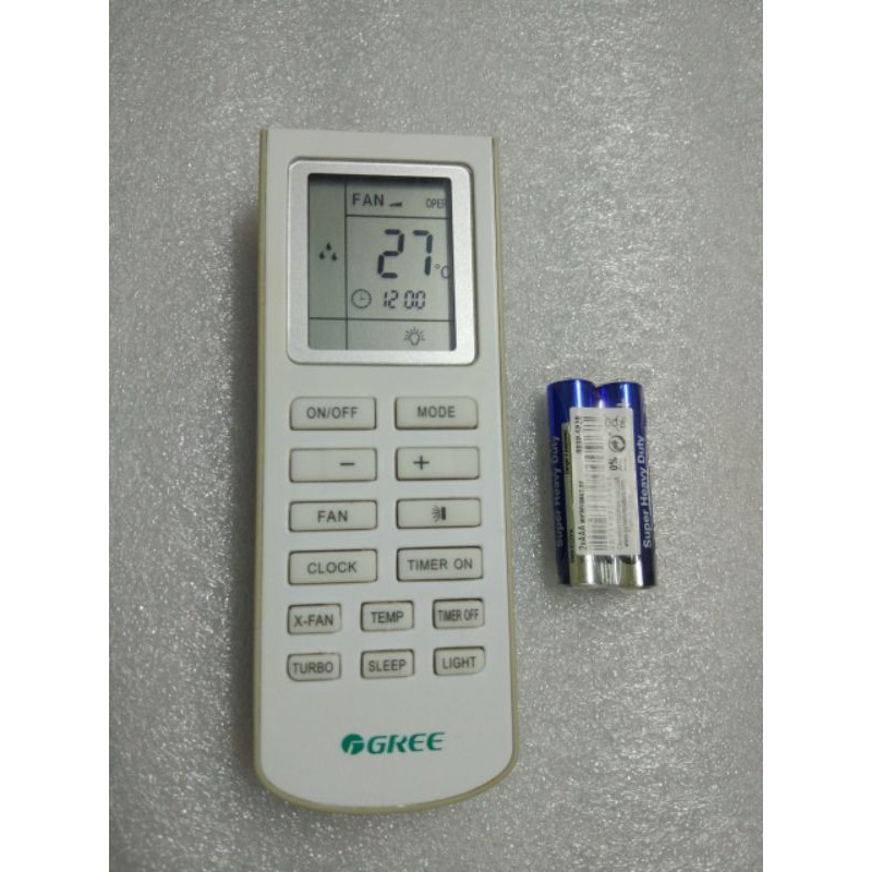 Điều Khiển Máy Lạnh GREE Vuông Nhỏ ( Hàng Chính Hãng Mới 95%)
