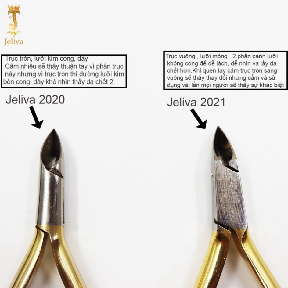 Kìm nhặt da jeliva , kìm bán nguyệt nhặt da chết O8p