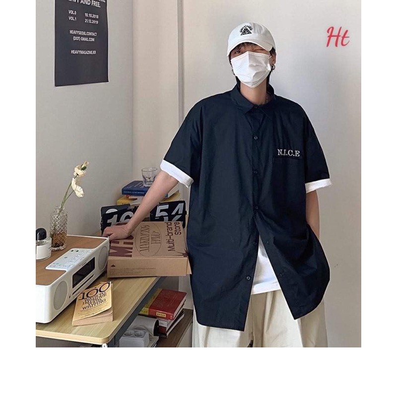 Áo sơ mi cộc tay NICE HT12