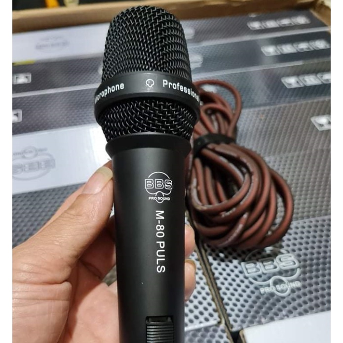 Micro Chính Hãng BBS M-80 PULS, Chuyên Hát Karaoke Gia Đình, Mic Kiểu Dáng Sang Trọng, Đầm Tay - Hát Quá Hay - BH 12 Th