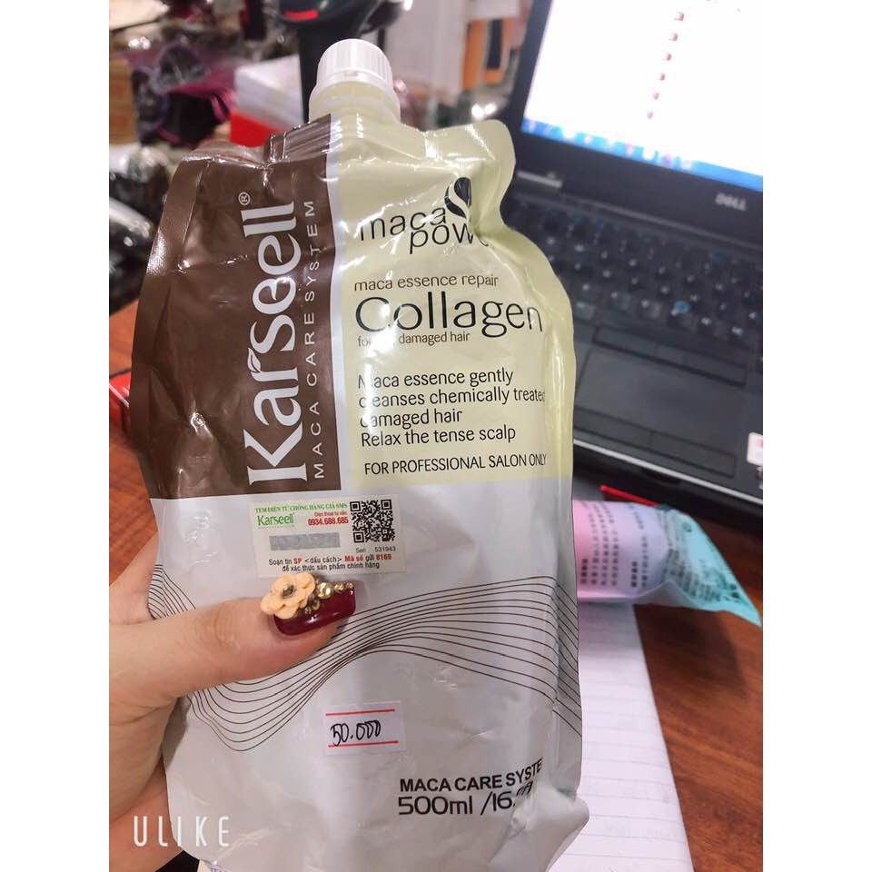 ủ tóc collagen
