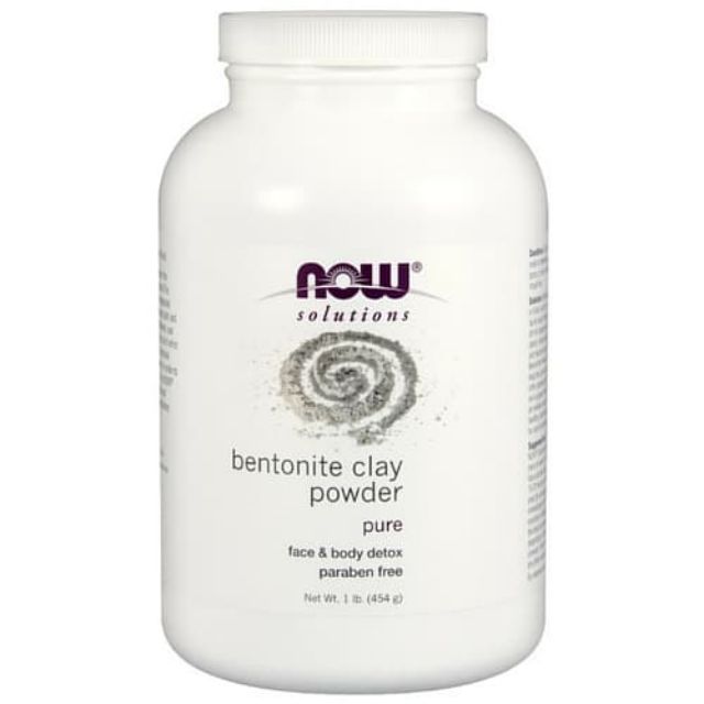 Bentonite Clay - Bột đất sét dành cho da dầu - Now Foods (454g)
