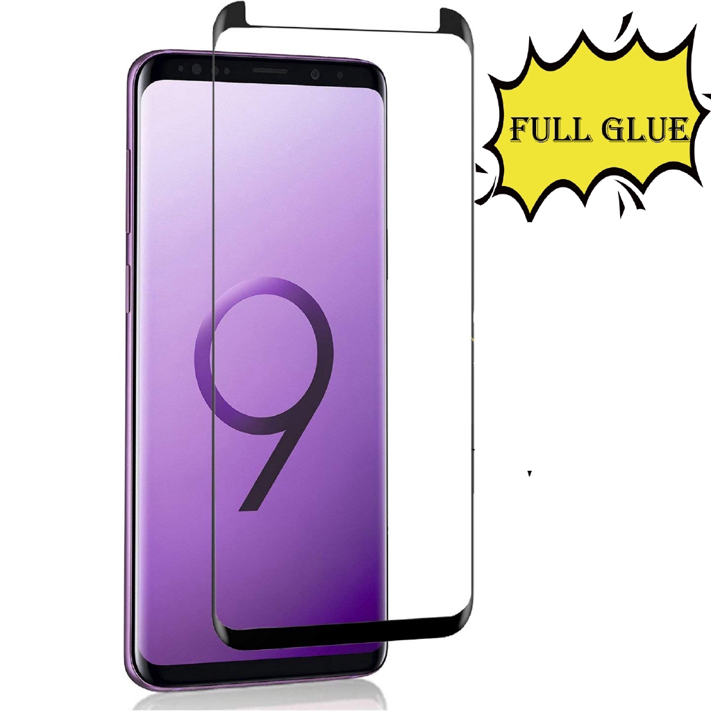 Kính cường lực bảo vệ toàn màn hình dành cho For  Samsung Galaxy S8 S9 Note 8 9 kèm phụ kiện