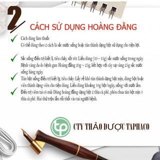 [Túi lớn 500gram giá tốt] Hoàng đằng khô - Thảo dược Tấn Phát