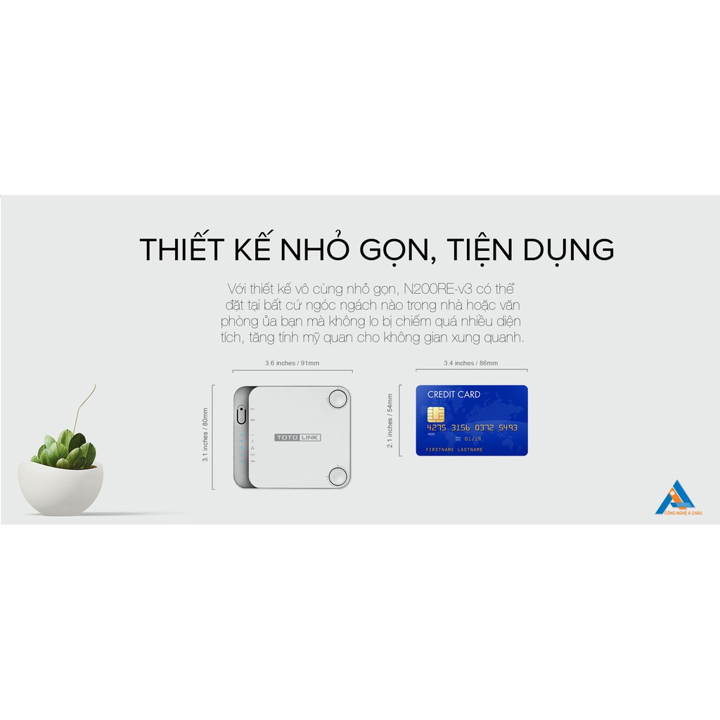 TotoLink N200RE-V3 - Bộ Phát Wifi Chuẩn N Tốc Độ 300Mbps