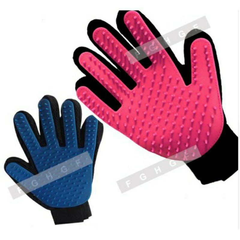 Găng tay vuốt lông rụng rối cho chó mèo