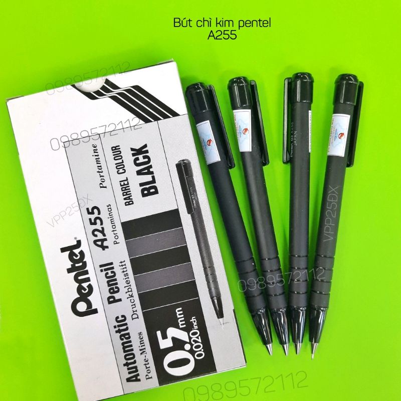 Bút chì kim Pentel A255 nét 0.5mm (hàng chính hãng)