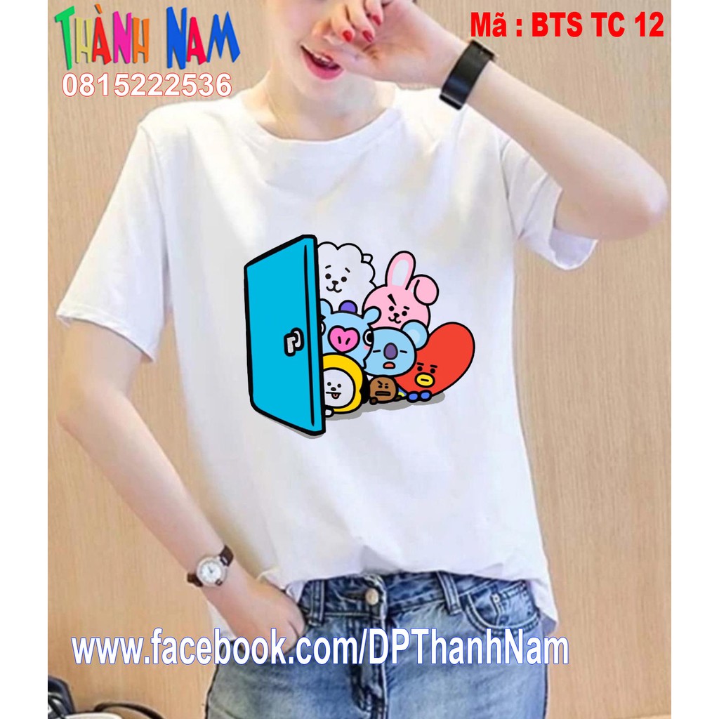 áo nhóm BTS, áo bt21