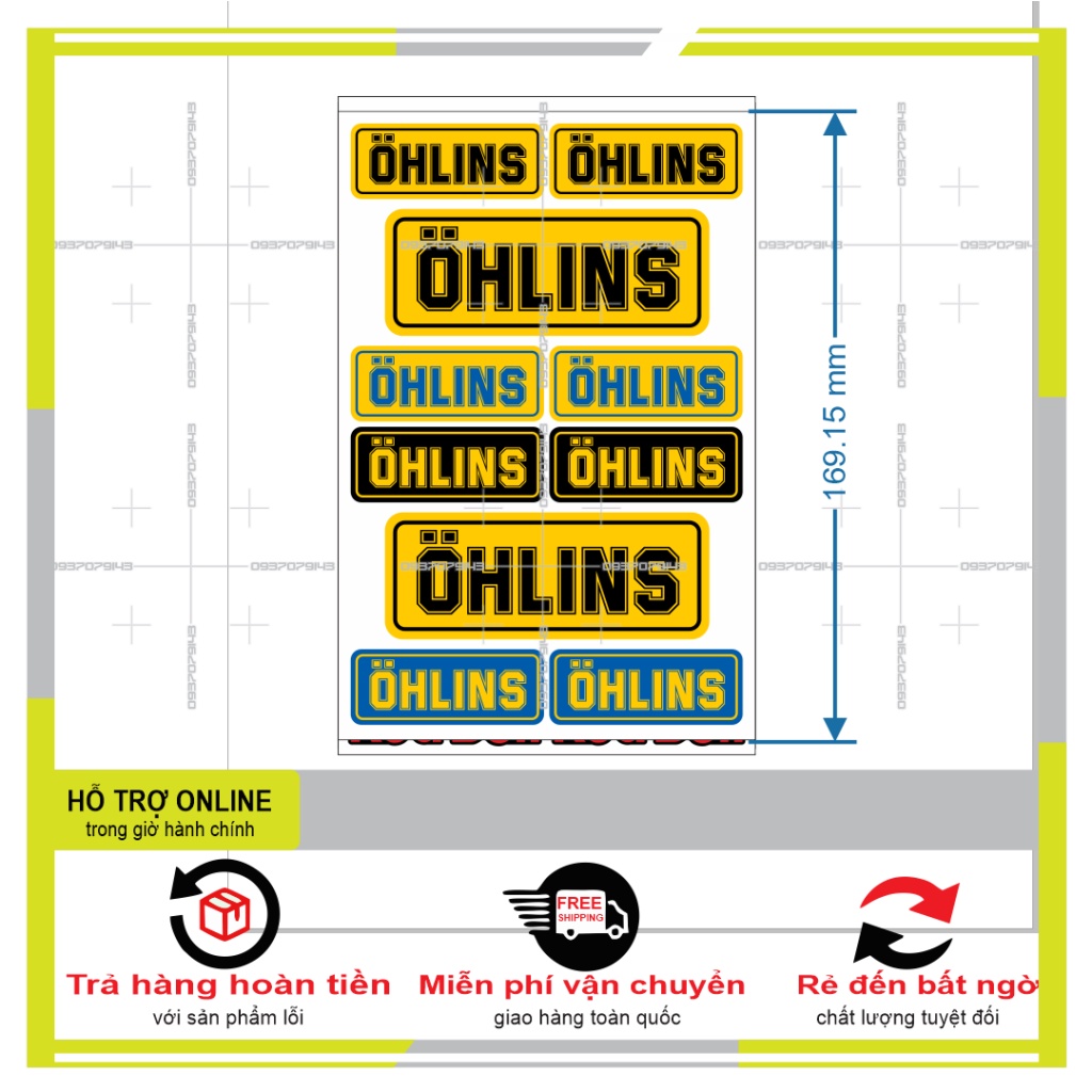 LOGO STICKER MINI DÁN XE MÁY L 05 - DUNG DECAL