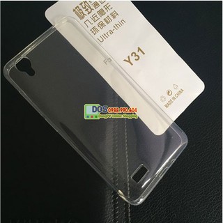 Ốp lưng Silicon Vivo Y31 Trong suốt