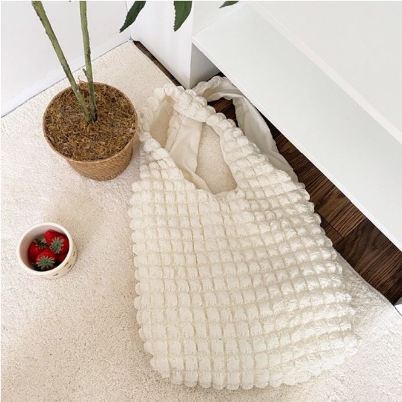 Túi tote cơ bản vải xốp |• túi xách - túi đeo vai