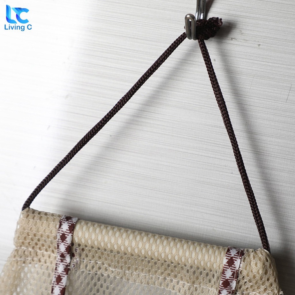 Túi treo tường đựng thực phẩm rau củ quả mỹ phẩm đa năng Living C