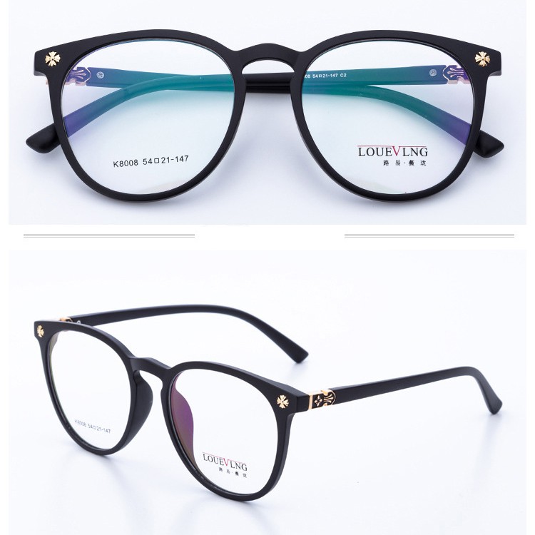 Gọng kính nam nữ Chrome Hearts tròn 8008