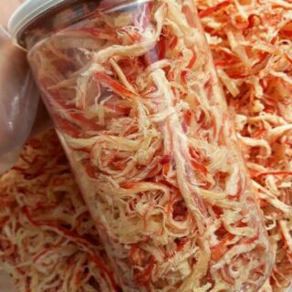 300gr Mực xé sợi hấp nước dừa