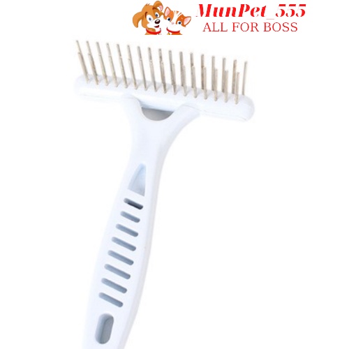 Lược Hai Hàng Đinh Chải Lông Rối Cho Thú Cưng Phụ Kiện Giá Rẻ