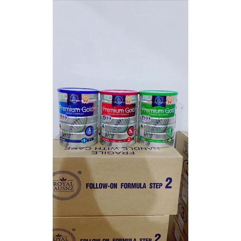 Sữa Hoàng Gia úc Premium Gold Đủ Số 1-2-3 [(900g