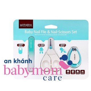 Bộ cắt móng tay sơ sinh Mother-K Hàn Quốc - KM13044