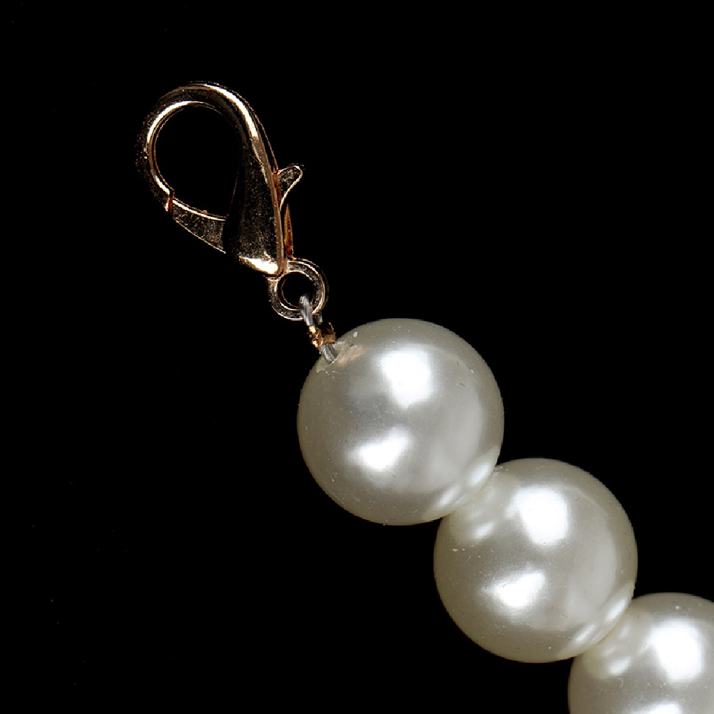 Ví Cầm Tay Đính Ngọc Trai Giả Phối Dây Xích Thời Trang