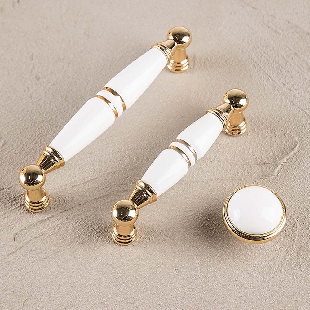 1 Tay Nắm Cửa Tủ Bằng Gốm Phong Cách Vintage Châu Âu