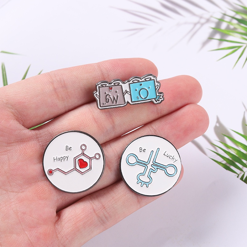 Ghim Cài Áo Hình Phân Tử Hóa Học Độc Đáo