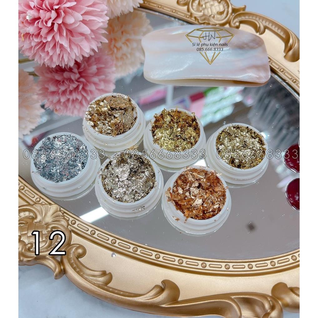 các set giấy nhún bạc vàng xé sợi