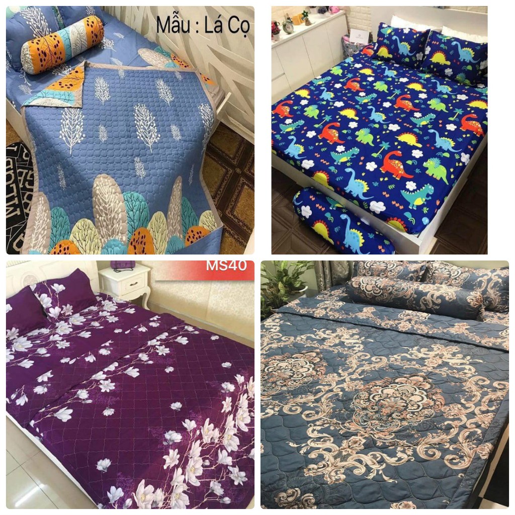 Combo 10 Bộ ga gối cotton poly nhiều mẫu Có Tăng giá. Update 13/06. Chờ 21/6