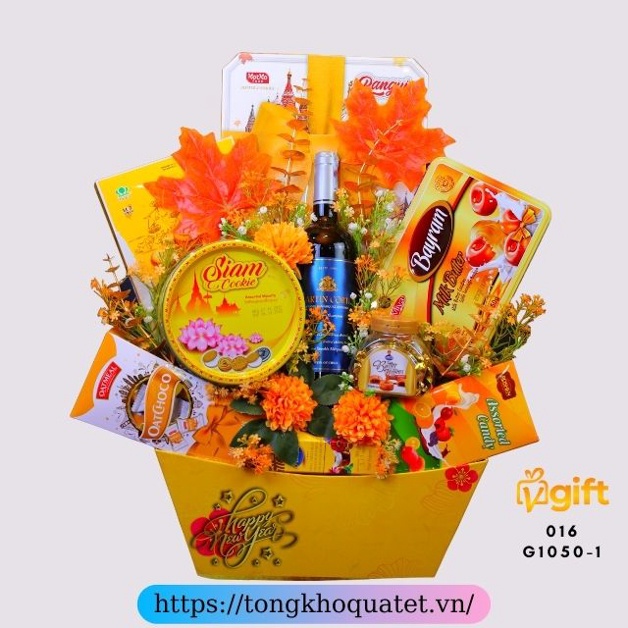 Giỏ Quà Tết 2022 Mẫu Giỏ 1050 - 1200 ( 8 Giỏ Quà Tết ) | BigBuy360 - bigbuy360.vn