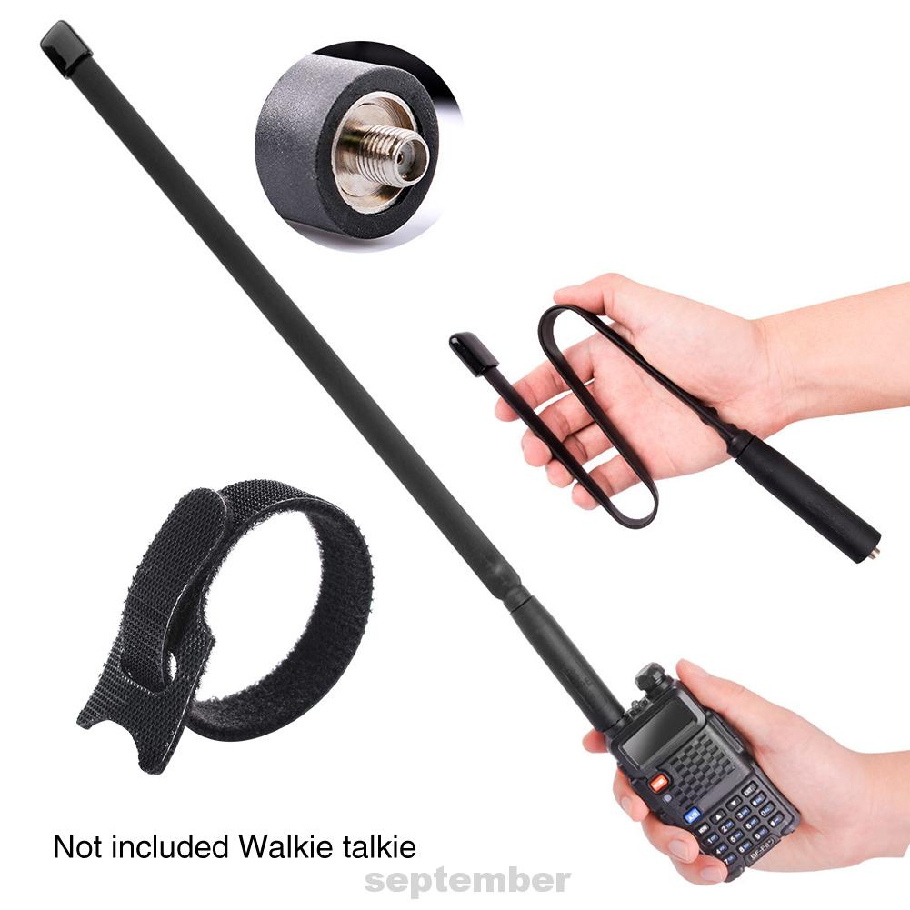Antenna Outdoor Foldable SMA Female Dual Band Walkie Talkie Extend VHF UHF Signal Boost 150/440MHz For Baofeng UV-5R/82