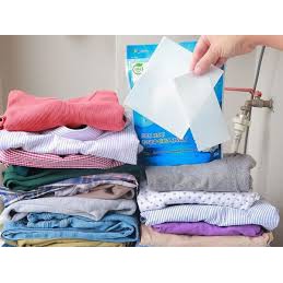 Giấy giặt quần áo Han Jang túi 30 tờ,Đỉnh cao công nghệ giặt tẩy,Có thể thay thế bột giặt
