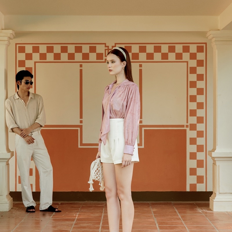 Áo in hoạ tiết Veo’s - Violet Shirt