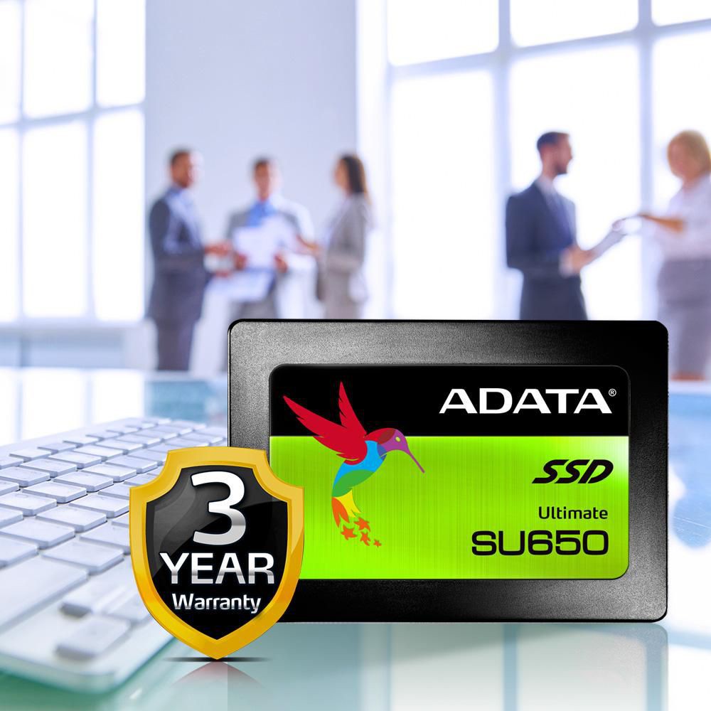 Ổ Cứng SSD Adata 240GB Sata III SU650 bảo hành 3 năm 1 đổi 1