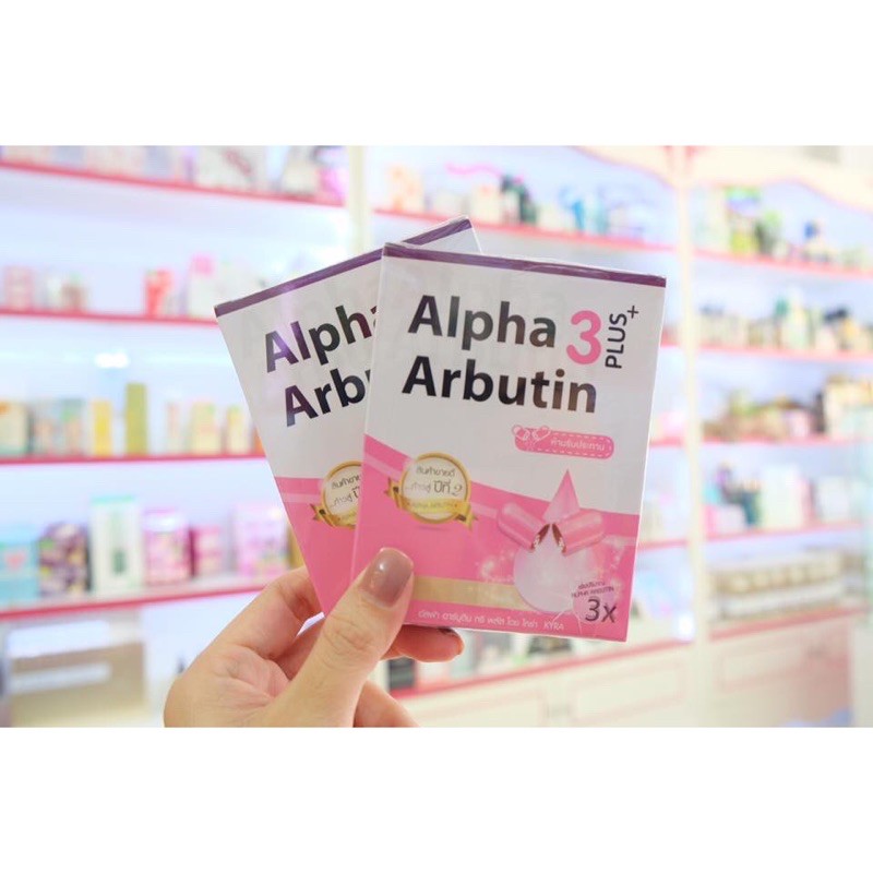 alpha arbutin 3 plus+ viên kích trắng da