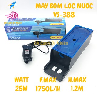 Bộ máy bơm + hộp lọc nước VIPSUN VS-388 cho hồ cá cảnh VS388