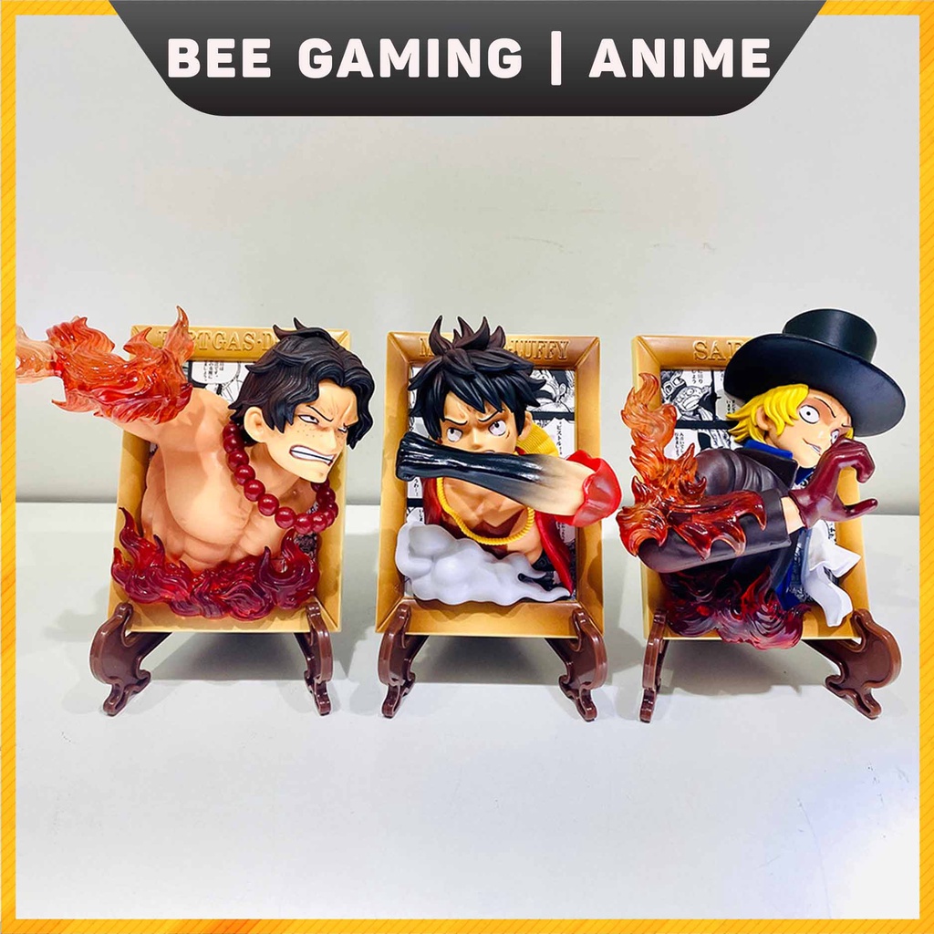 Mô hình Anime trang trí bàn làm việc - Khung tranh 3D Onepice / Dragonball